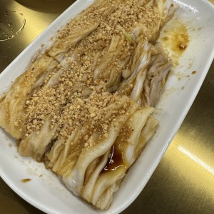 Chofun de carne con mani topping