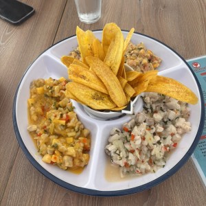 Trio de ceviches