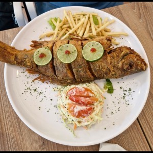 pargo grande frito