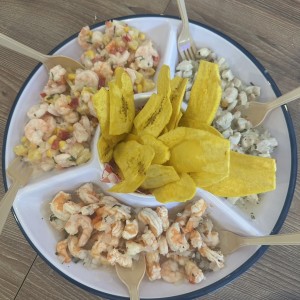 ceviche platter