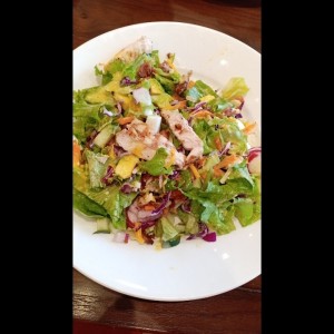 Ensalada de pollo a la plancha 