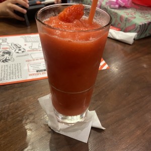 Jugo de fresa