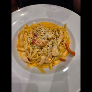 Shrimp cajun pasta