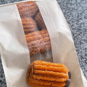 Mini churros de temporada