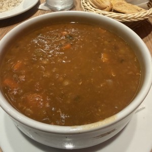 Sopa de Lentejas con Carne