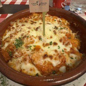 Gnoccis con pollo