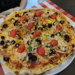Pizza con Vegetales 