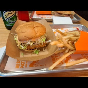 hamburguesas de pollo sencilla