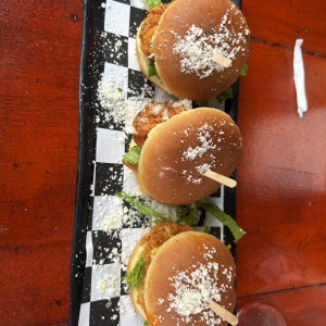 Miniburguer de camarones 
