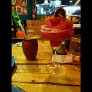 Margarita de fresa