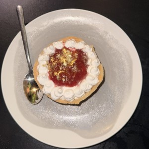 Tartaleta de fresas con crema