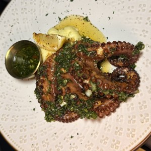 Pulpo a las brasas