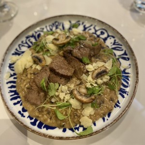 Rissotto funghi porccini con filete