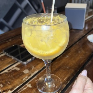 Gin tonic de naranja 