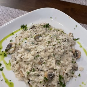 Rissoto de hongos y trufa
