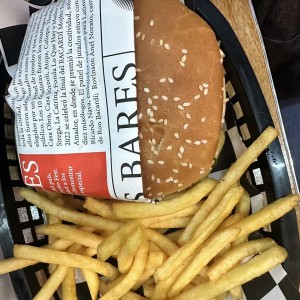 Hamburguesa con papas