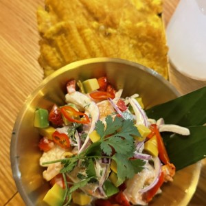 Ceviche de camaron thai 