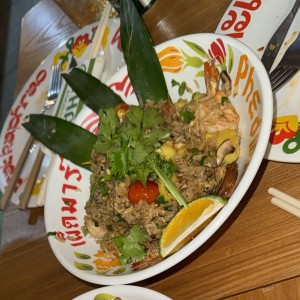 Arroz Frito con Piña