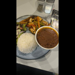 pollo al wok