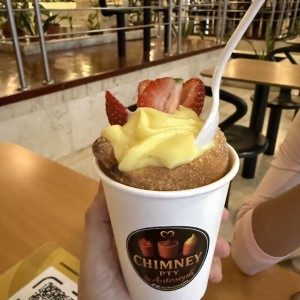 Fresas con crema