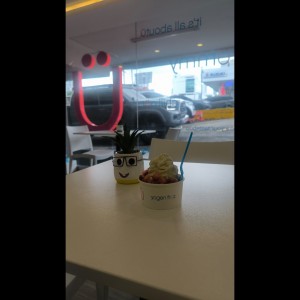 pistacho y fresa