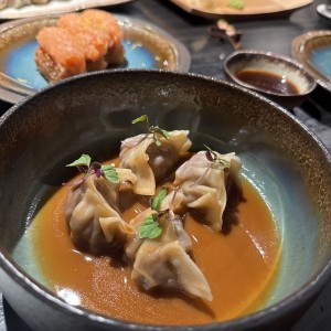 Gyozas de rib eye