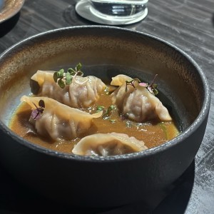 Gyozas de rib eye