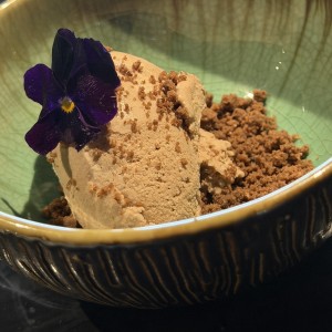 Helado de chocolate