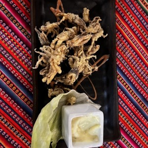 Entradas Calientes - Chicharrones de Arañitas