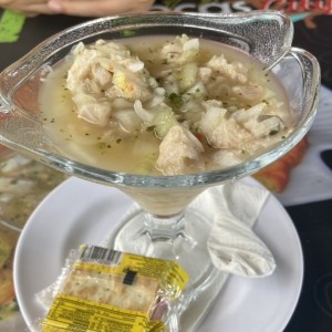 Ceviche de corvina