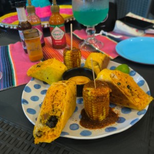 Burritos con elotes
