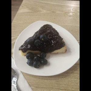 Torta vasca con Blueberry 