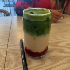 Strawberry matcha