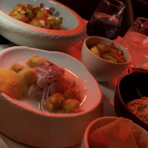 HOT AND COLD CEVICHE y Tartare de Salmon