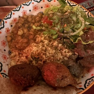 Menu lunch de carne