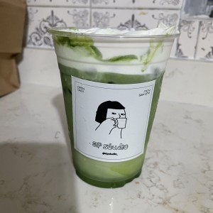Honey Foam Matcha Latte