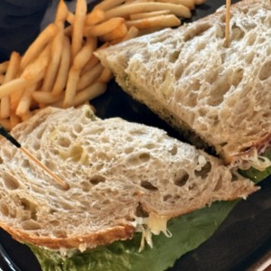 Chicken pesto sandwich