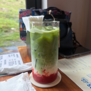 Strawberry matcha
