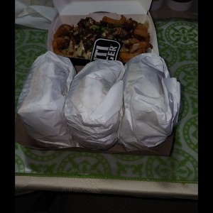 hamburguesas y papas