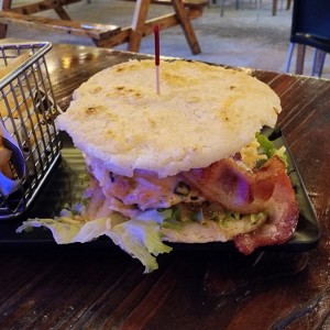 Burguer arepa