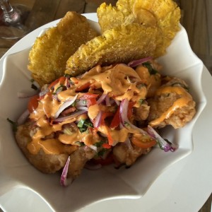 Ceviche frito 