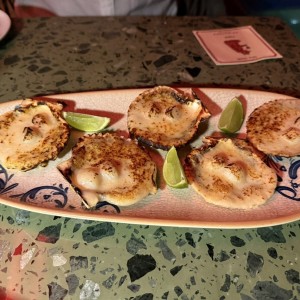 Ostras gratinadas 