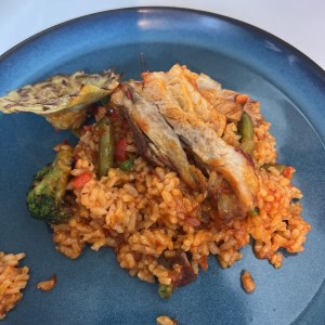 Paella de costilla