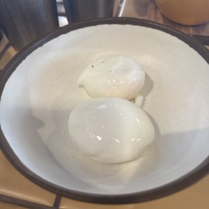 Huevos pochados