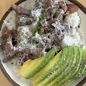 Bowl de filete al limón