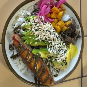 Bowl de salmón nori