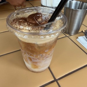 Salted caramel latte