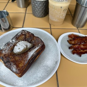 French toast extra bacon