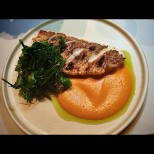 Pesca en salsa de romero 