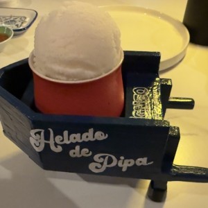 Helado de pipa